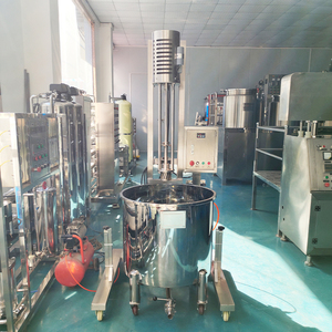 高剪切混合器均质机混合滚筒混合机4kw 200L气动或电动升降机