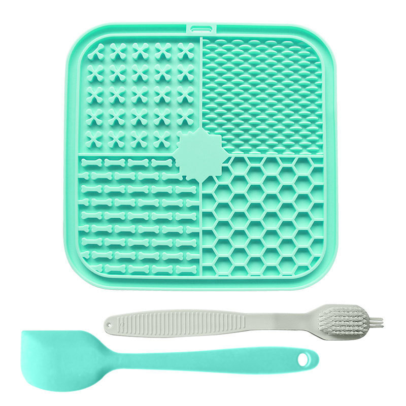 Mint Green-3-Piece Scraper & Brush Set