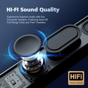 Deep Bass 3.5mm Aux-in <strong>Computer</strong> Sound Bar Gaming <strong>Speakers</strong> HiFi Stereo Portable <strong>Bluetooth</strong> <strong>Speaker</strong> Desktop PC <strong>Computer</strong> <strong>Speakers</strong> - Product Image 3