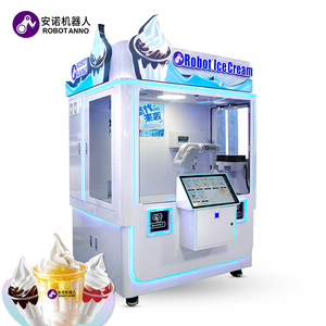 Anno 24 horas AI <span class=keywords><strong>Robot</strong></span> máquina expendedora no tripulada 24 horas quiosco de helados con función SDK Material metálico - Product Image 3