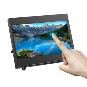 Factory Sale Portable 7-Inch <strong>Raspberry</strong> <strong>Pi</strong> LCD Monitor USB Powered Capacitive Touch HD-MI <strong>VGA</strong> Aluminum Alloy IPS Portable LCD - Product Image 1