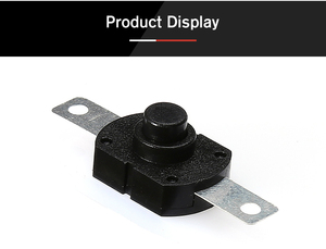 KAN-5D Mini interruttore a pulsante illuminato da 12mm in rame morbido 12v materiale resistente al calore corrente massima 1A funzione On-Off - Product Image 2