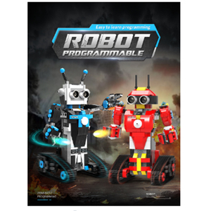 Intelligente Programmierung Roboter Pädagogische RC Roboter Block Set Smart Fernbedienung Roboter Modellbau Ziegel Spielzeug für Kinder