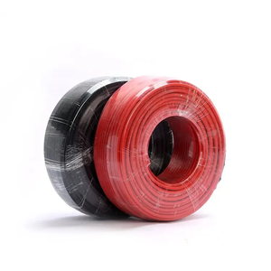 Xlpo Tuv Certified H1z2z2 k Pv1 f Dc Pv Wire <strong>6mm</strong> 2 <strong>Core</strong> Solar Cable Dual <strong>Core</strong>