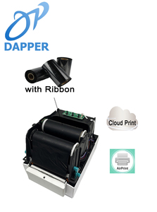 110mm Thermal Transfer Label <strong>Printer</strong> with Auto Cutter Ribbon <strong>Printer</strong> Printing Machine in Stock - Product Image 2