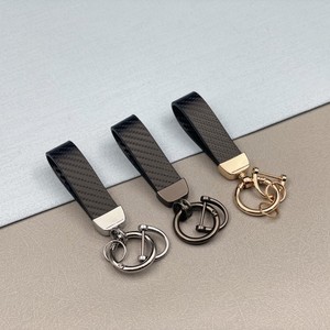 Biểu Tượng Tùy Chỉnh Sợi Carbon Bạc Vàng Súng Kim Loại Vòng Chìa Khóa Không Khí Tag Chủ Móc Chìa Khóa - Product Image 2