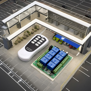 Foyum 8-Button RF kablosuz uzaktan kumanda ABS vinç 433MHz anten LED otomatik garaj kapısı 12V akıllı endüstriyel - Product Image 3