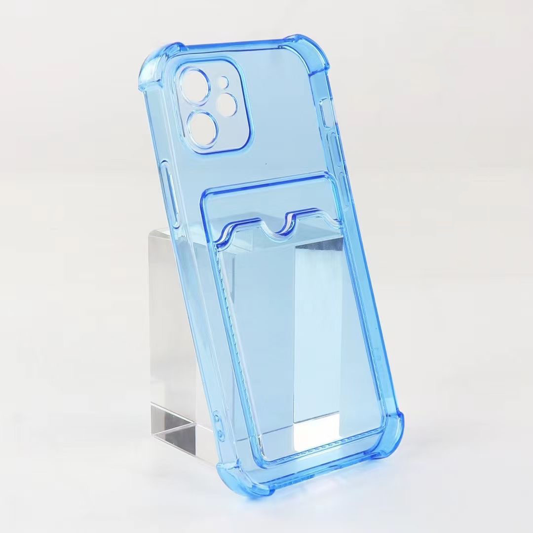 Transparent dark blue