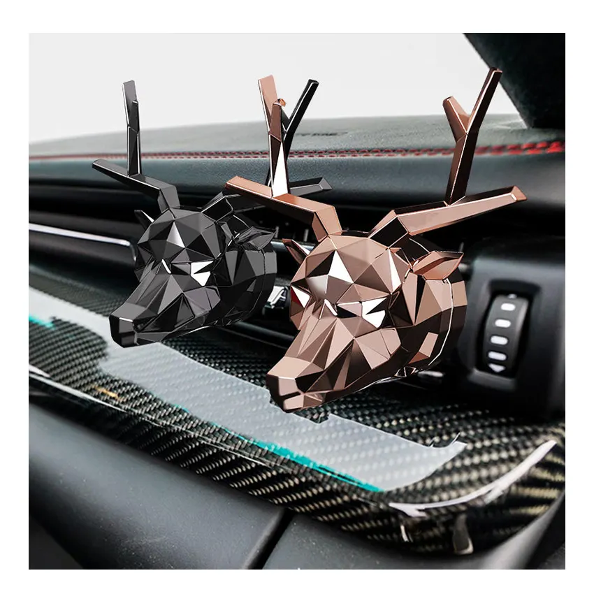 Ambientador con cabeza de ciervo para coche, accesorio para automóvil, ambientador de aire americano para coche, aroma de Donut, gran oferta