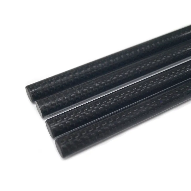 Barra de fibra de carbono sólida, barras de fibra de carbono de alta calidad