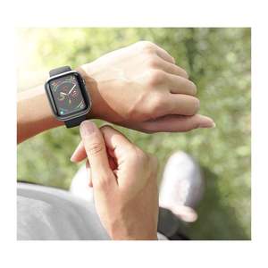 LFD961 çizilmeye dayanıklı malzeme kablosuz şarj uyumlu Apple Watch için TPU şeffaf durumda-2 paket (44mm) - Product Image 5