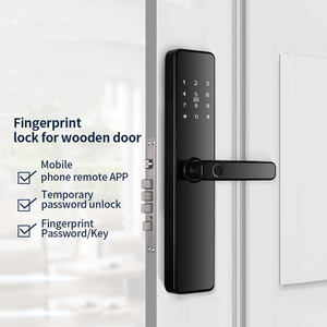 Available <strong>New</strong> Smart Digital <strong>Lock</strong> for Aluminum Door Fingerprint WiFi Tuya Password <strong>Key</strong> Card for Home Apartment Hotel - Product Image 6