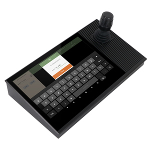10 pollici 4GB RAM Android 11 PoE RS485 NDI 4D PTZ telecomando Joystick controller con tastiera per conferenza - Product Image 1