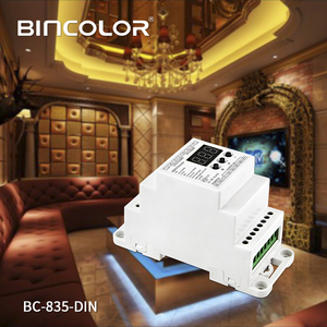 BC-835-DIN 5CH 25A定電圧PWMデコーダーDINRAILLEDコントローラー5chDMXデコーダー - Product Image 2