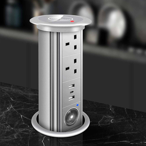 Factory Sales Pop up <strong>Socket</strong> Intelligent Lifting Switch Customizable <strong>mutil</strong> Modules American UK EU <strong>Socket</strong> USB Wireless charging - Product Image 2