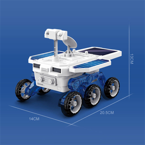 キッドSTEMサイエンスエンジニアリングミニDIY組み立てマーズローバーカーキット小型ロボットパワーソーラーパネルおもちゃ - Product Image 5