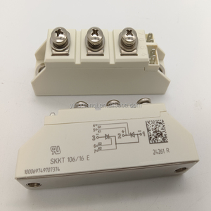 <strong>Controllable</strong> silicon module SKKT106/16E 57/16E power regulation SKKH106A thyristor 162A soft start - Product Image 1