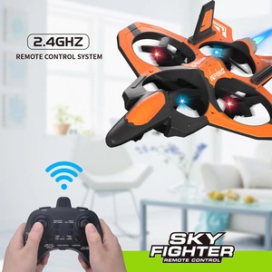 ホット販売高度ホールド2.4G RC R/C航空機EPPフォームグライダーホビークワッドコプターおもちゃJET飛行機USB充電器ライト付きRC飛行機 - Product Image 6