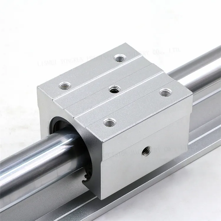 Trilho linear da corrediça do trilho sbr, bloco e trilho guia linear para a máquina automática cnc sbr16