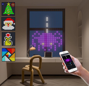 Smart DIY Picture Curtain <strong>String</strong> Light Bluetooth APP Control Symphony RGB Light Smart Programming <strong>LED</strong> Light <strong>String</strong> Garland Decor - Product Image 3