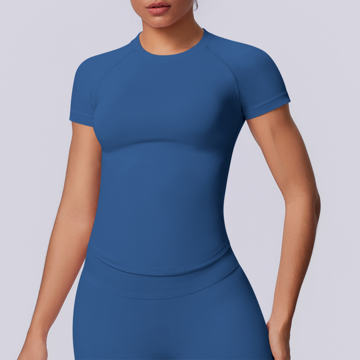 6705 Short Sleeve - Blue Grey