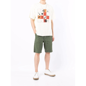 Diznew Phổ Biến Thiết Kế In Á<span class=keywords><strong>o</strong></span> Thun Nam Hip Hop Drop Shoulder Á<span class=keywords><strong>o</strong></span> Phông Hình Học <span class=keywords><strong>Sudoku</strong></span> Trắng T-Shirt - Product Image 2