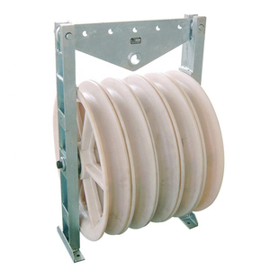 400mm2 Overhead Line <strong>Stringing</strong> Pulley Five-wheel Conductor <strong>Stringing</strong> Pulley <strong>Blocks</strong> - Product Image 1