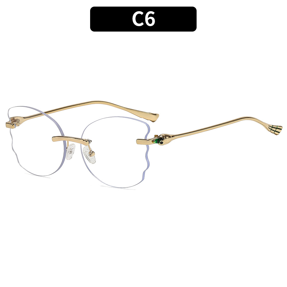 C6-gold frame white