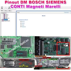 Ecu Connections <strong>Guide</strong> Ecu Pin Outs 3in1 Software Boot Ecu PinOuts Connection to Control Unit for Working with the Bench <strong>and</strong> Boot - Product Image 4