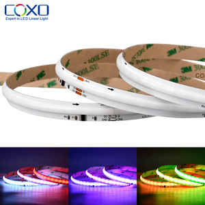 COXO ws2811 cob led striscia colorata colore dmx digitale 2812b ws2812 ws2811 pixel 5v rgbic indirizzabile striscia di luce led ws2812b