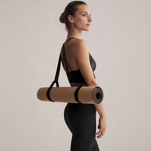 Hizalama öğretim benzersiz xiamen caucho çocuk ithalat ay tpe fitness yoga spor spor kendi logo mantar yoga mat imalat