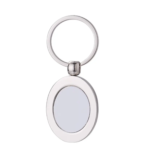 Dayanıklı Mini fotoğraf resim görüntüleyici anahtarlıklar özel Logo dikdörtgen alüminyum Transfer boşlukları Metal anahtarlıklar yapılan çinko alaşım - Product Image 3