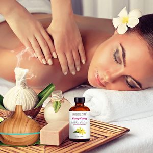 Özel etiket 100% doğal soğuk preslenmiş Ylang Ylang cilt vücut bakımı için damlalık ile uçucu yağ Premium sınıf, ev difüzörler - Product Image 6