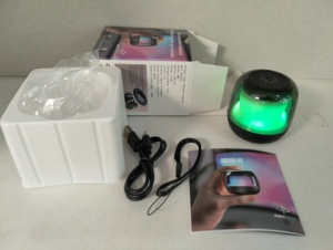 Mới nóng bán nặng Bass Hifi xách tay mini RGB 360 xoay Thần Tài <span class=keywords><strong>Spinner</strong></span> Loa thẻ nhớ 5W IPX4 không thấm nước cho máy tính - Product Image 5