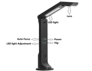 Tự động lấy nét độ nét cao USB trình bày trực quan Máy quét tài liệu máy ảnh tài liệu 8M Đen Guangdong máy tính xách tay game thủ kho 24 bit - Product Image 2