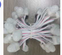 LEDストリングライト12mm DC12V LEDピクセルライトIP67 0.2Wホワイト広告サインストリング用 - Product Image 4