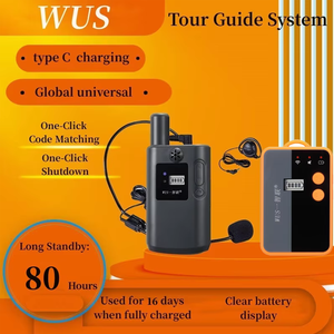 2.4G Global Anwendbare Interpretation konferenz 95 Arbeits stunden 50 Empfänger 1 Sender Hajj & umroh Tour Guide Audiosystem - Product Image 2