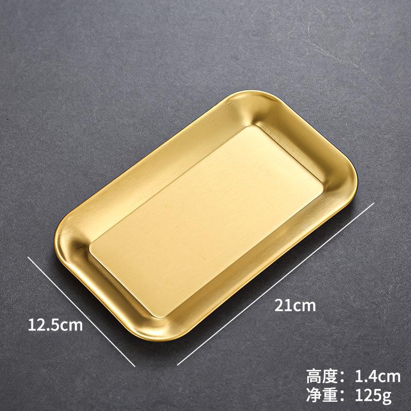 Small dessert tray (gold)