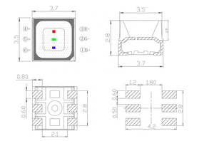 RGB светодиодный модуль дисплея P3 SMD 1921 настенный светодиодный настенный дисплей для RGB LED - Product Image 4