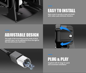 AURORA New Design 4x4 Led Work <strong>Light</strong> Strobe Car <strong>Light</strong> Bar Flashing Auto Fog <strong>Light</strong> - Product Image 4