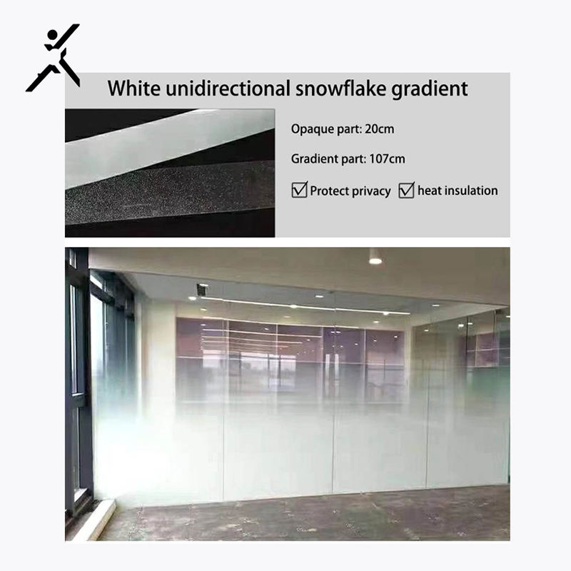 White Unidirectional snowflake gradient