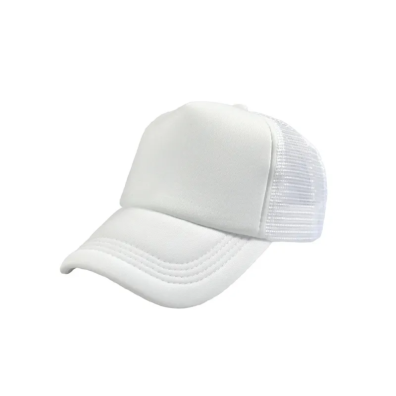 Özel Logo beyzbol şapkaları yaz erkek moda yüksek üst kamyon şapka reklam Sunhat açık spor nefes örgü şapka