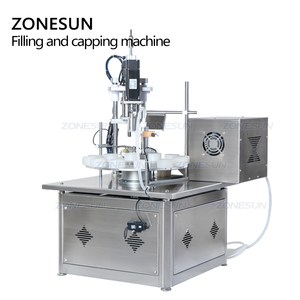 ZONESUN ZS-AFC1P otomatik peristaltik pompa masaüstü monoblok parfüm sıvı şişe Roll-on şişe dolum ve kapatma makinesi - Product Image 6