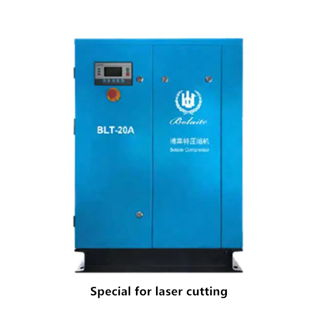 BLT Haute pression 16bar 11KW atlas copco compresseur d'air à vis bolaite pour la Découpe Laser