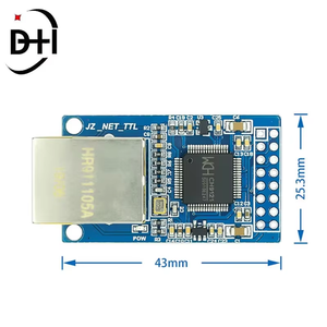 CH9121 UART Serial Port zu Ethernet Netzwerk modul TCP/IP 51/STM32 3,3 V 5V TTL Transmission Micro controller Board