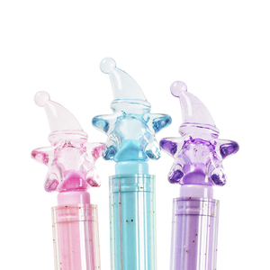 O & Q động vật theo chủ đề sáng tạo trong suốt dài cap khuyến mại nhựa bóng bút với biểu tượng tùy chỉnh mực lưu niệm quà Tặng văn phòng phẩm - Product Image 2