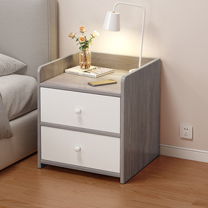 Mesita de noche multifuncional, moderna y sencilla, estante de almacenamiento pequeño, dormitorio principal, nuevo armario de almacenamiento, mesita de noche, armario pequeño - Product Image 6