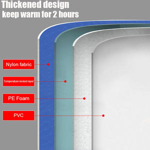 5 lớp nhựa Inflatable cao nhất icebath phụ kiện bồn tắm Pod Bìa nắp túi du lịch phục hồi Pod Max cách điện Ice Bath Kit - Product Image 2