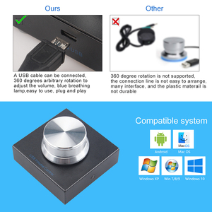 NEW Arrival Plug and Play <strong>Computer</strong> USB Volume Control Knob for PC Gaming - Product Image 6