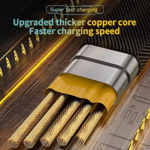 Yellow PD 65W Fast Charger Cable USB Type C Cable 4 in 1 Converter USB Charging Data Cable for <strong>Apple</strong> iPhone <strong>IOS</strong> for Android - Product Image 4